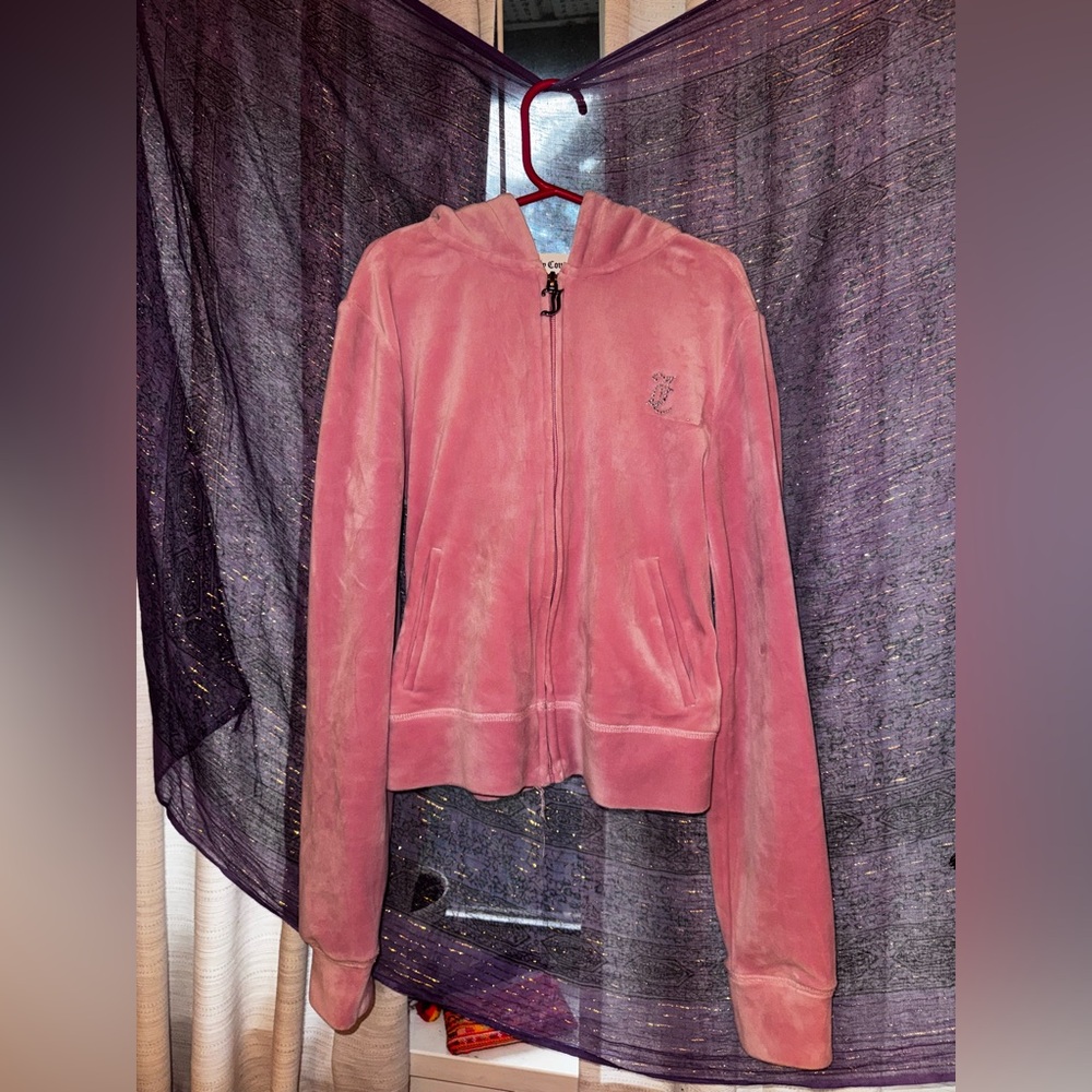 Juicy Couture Pink Zip-Up Hoodie